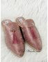 BABOUCHE rose poudré PAILLETÉ
