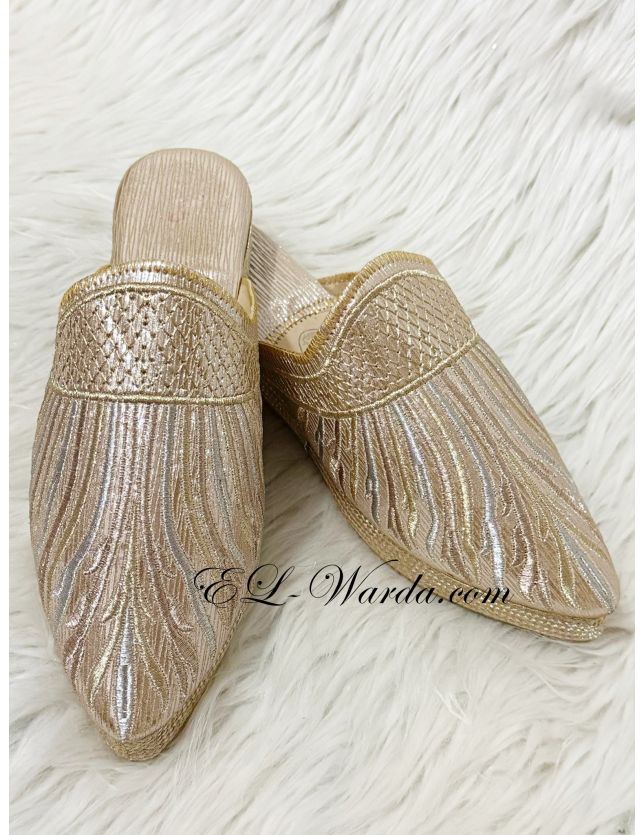 babouche royale maroc doré