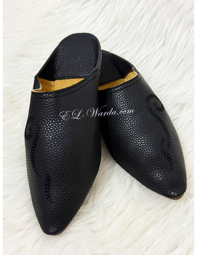 BABOUCHE ( khinjer ) noirخنجر
