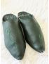 BABOUCHE ( khinjer ) vert foncé خنجر