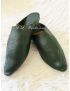 BABOUCHE ( khinjer ) vert foncé خنجر