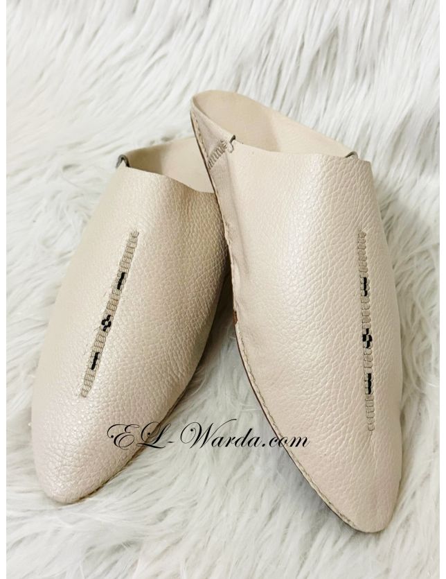 Babouche garcon Beige