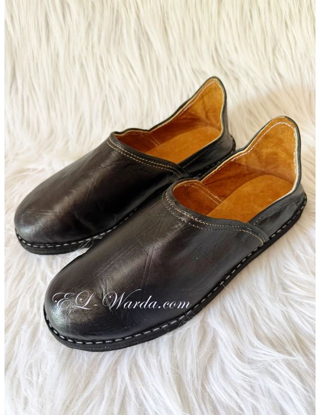 Babouche berbère ( noir )