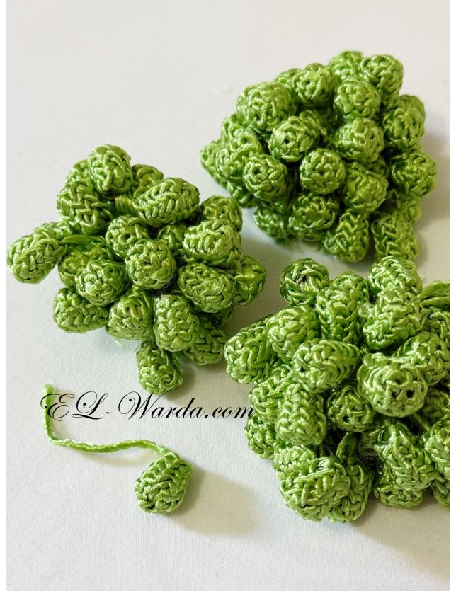 boutons aakads ( vert anis )
