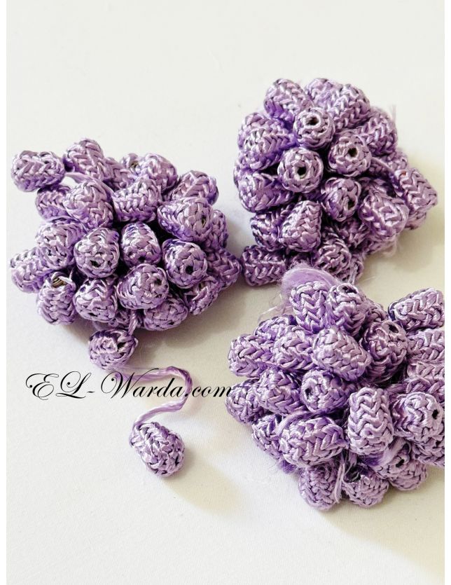 boutons aakads ( violet clair )