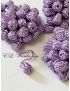 boutons aakads ( violet clair )