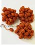 boutons aakads ( corail foncé )