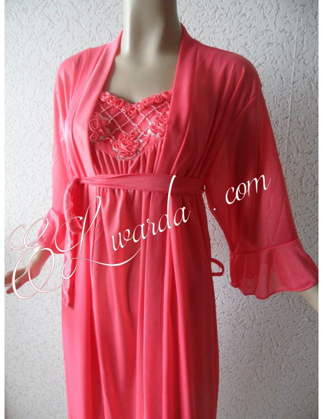 Robe de nuit rose Bonbon (Farha).