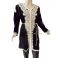 MINI CAFTAN bleu marine