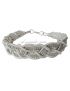 CEINTURE TRESSÉE argenté