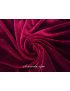 Coupon de tissu velours bordeaux pailleté