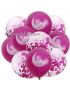 LOT DE 10 BALLONS ( rose )