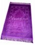 TAPIS DE PRIÈRE MOLLETONÉ - violet